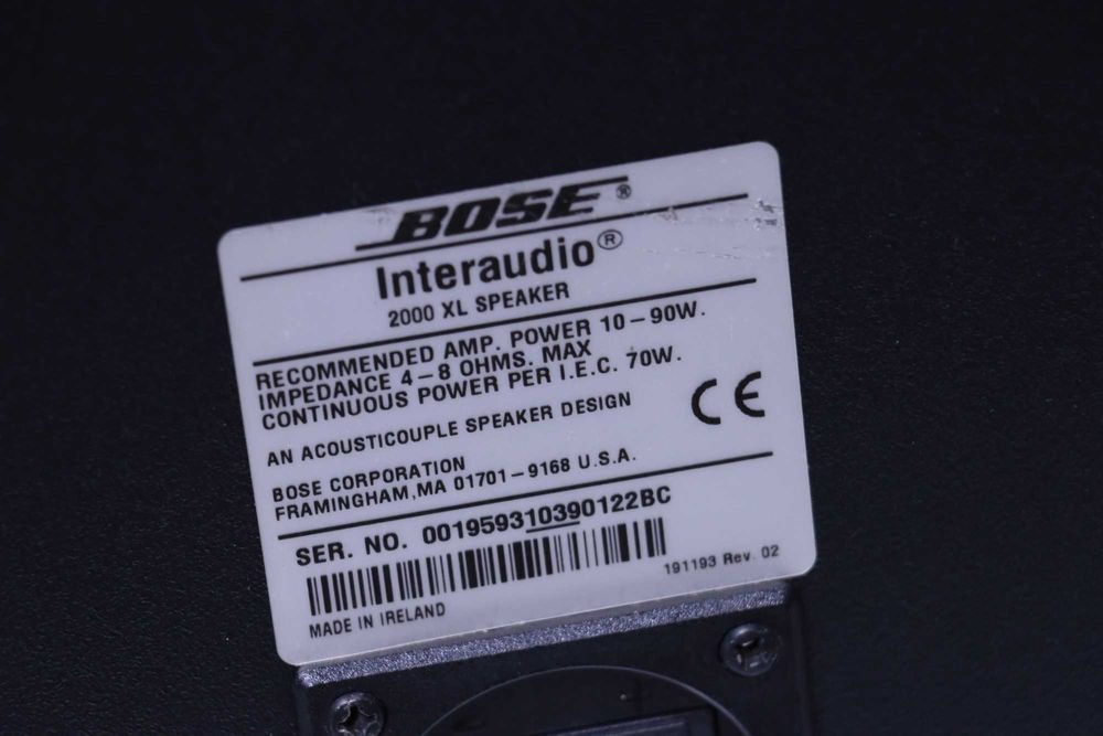 Boxe raft Interaudio/Bose,2x70 W.