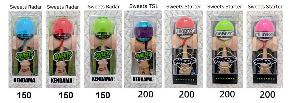 Kendama Sweets Starter / TS1 / Radar - ORIGINALE! (Pret in functiew de model)