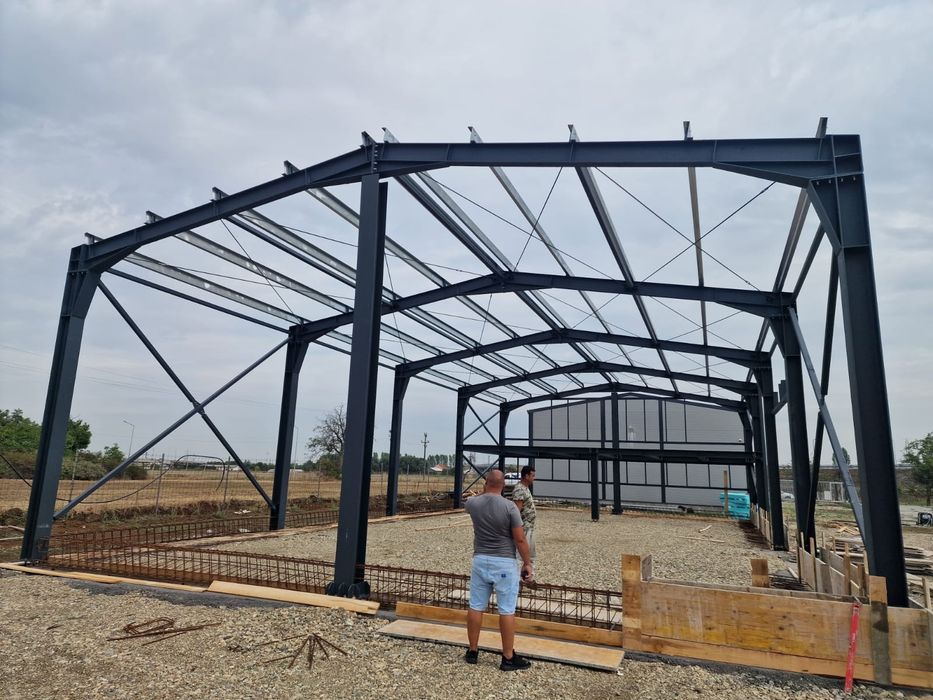 Vând hale metalice lucrăm fără avans