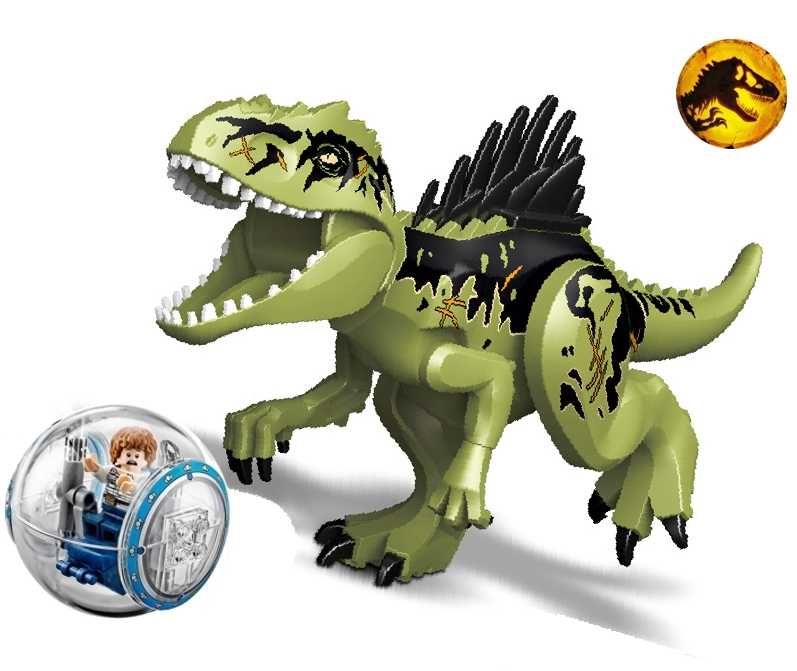 Dinozaur urias tip Lego de 30 cm: Giganotosaurus 2023