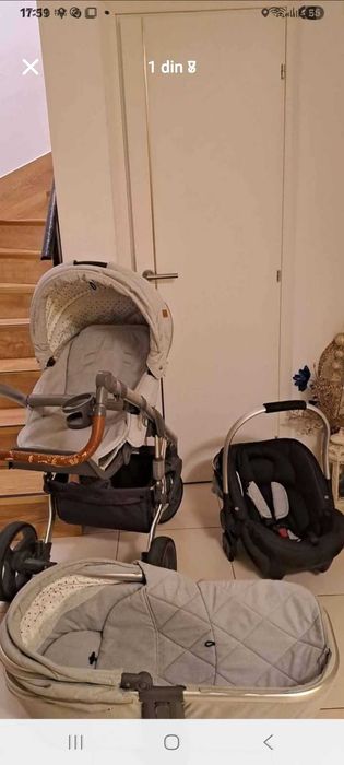 Carucior 3 in 1  foarte rezistent