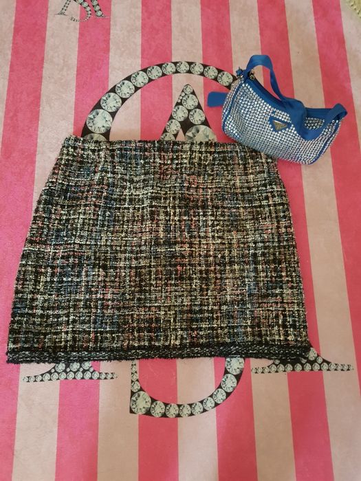 Твидовая юбка 48