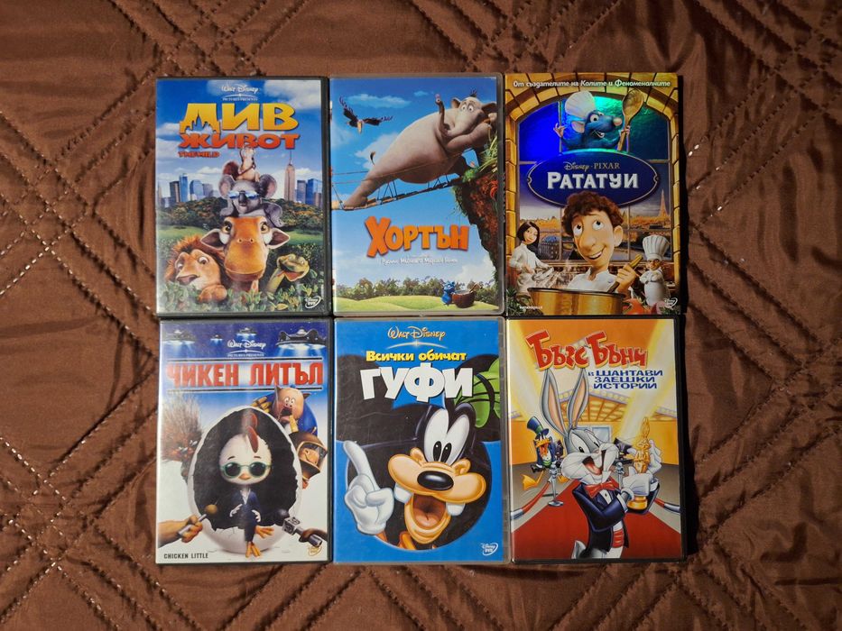 DVD с анимации на Дисни