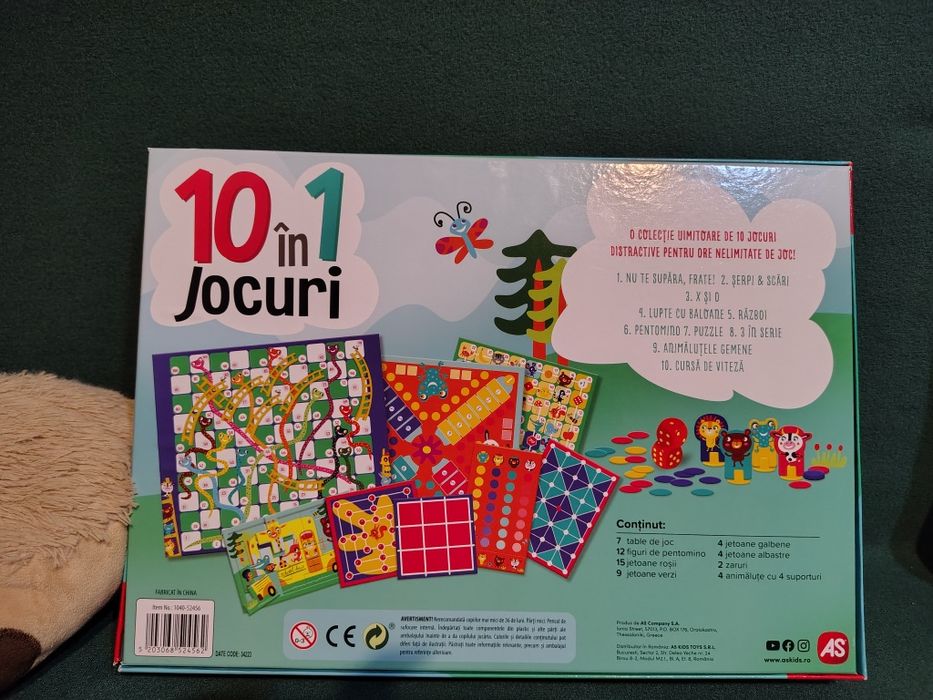 Setul "10 în 1 Jocuri" AS Games!