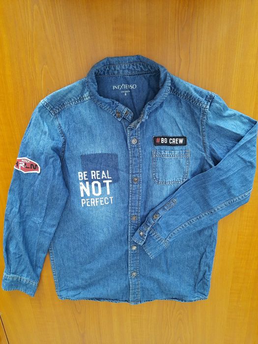 Cămașă băieți pentru vârsta de 8 ani mărimea 119-131