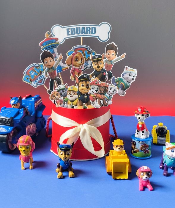 Toppere tort cu Patrula cățelușilor