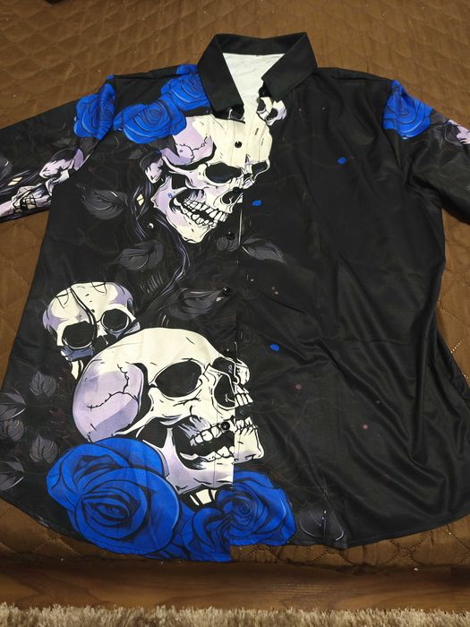 Мъжка риза с череп