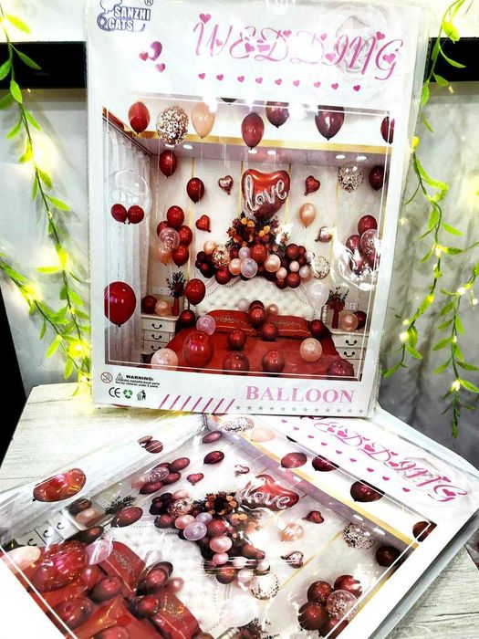 Шары для фотозоны + насос – готовый комплект