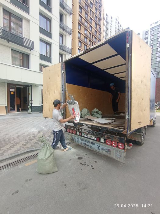 Вывоз мусора на Газели