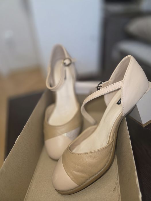 Janet, естествена кожа обувки