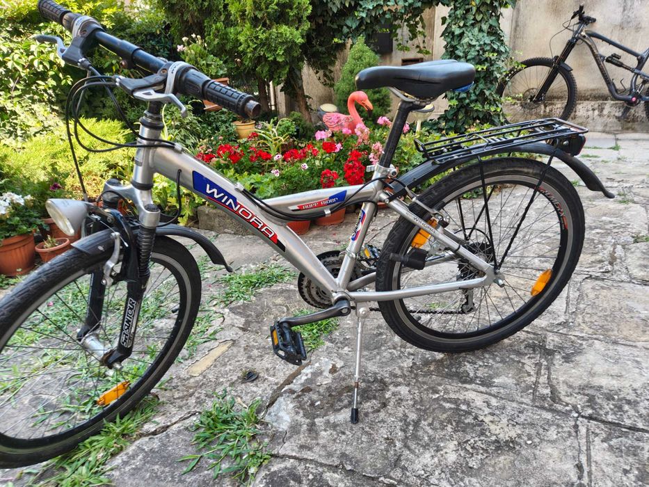Дамски ретро велосипед Puch и Детски велосипед Winora алуминиев 24"