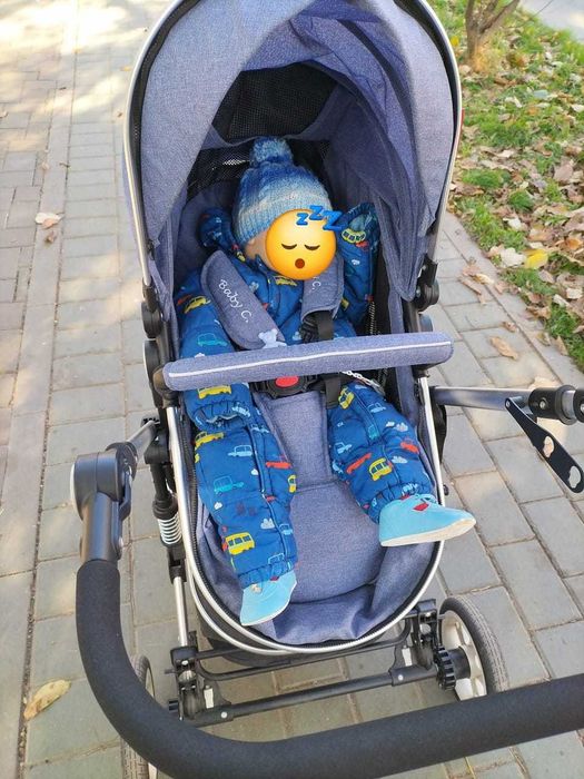 Carucior 2 in 1 de băiețel