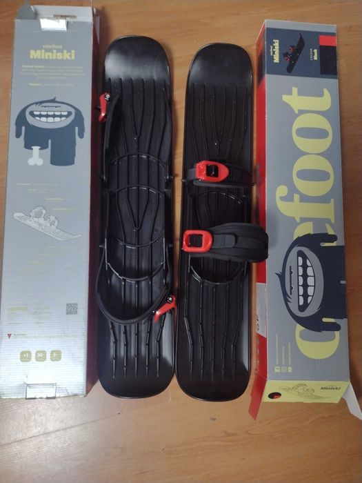 2 броя - Мини ски с меки автомати  OneFoot Mini ski
