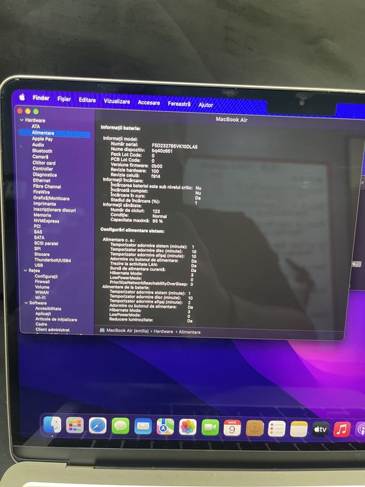 Laptop Macbook Air M2(2022) / 125C FACTURA/GARANTIE #53731