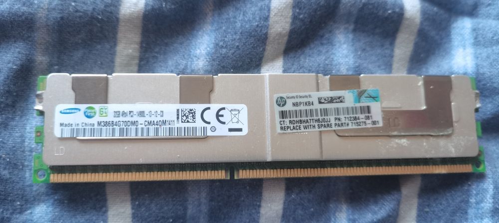 Memorie RAM 32gb ddr3 14900 ecc server