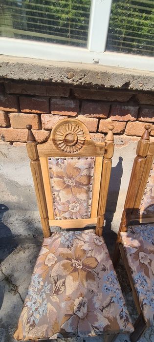 Кухненски столове от орех,ръчна изработка