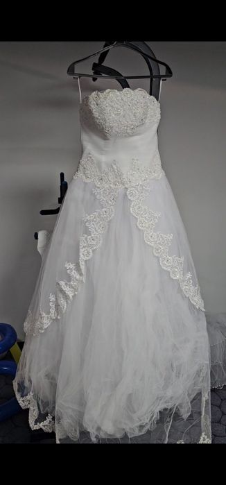 Свадебное платье xs комплект с туфлями 36