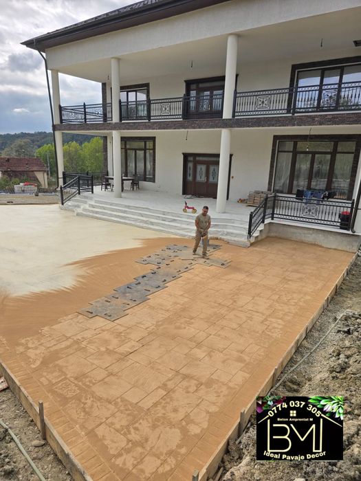 Beton amprentat