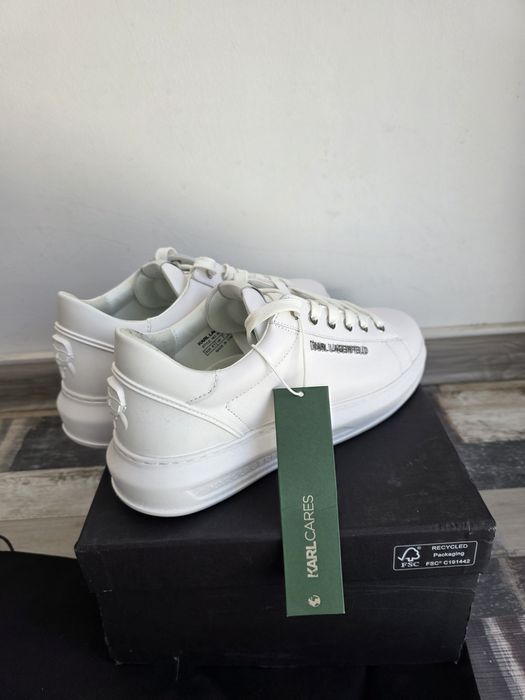 Karl Lagerfeld Сникърси Kl52575n Бял