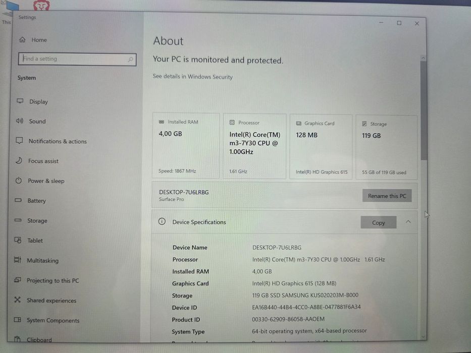 Microsoft Surface Pro 5