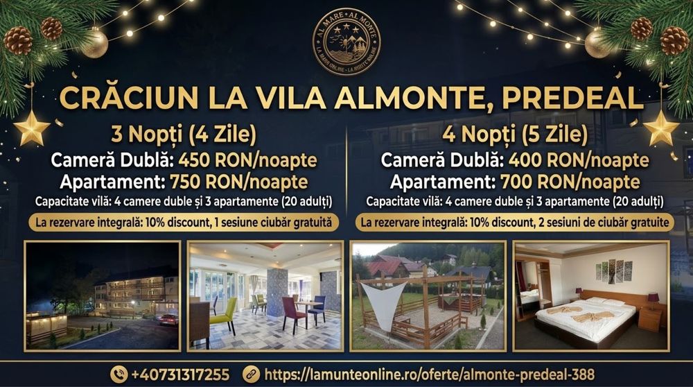 Cazare Vila  Al  Monte  Predeal cu ciubar