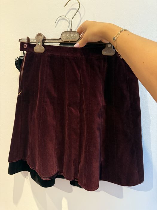 Поли Плюш - черна и бордо