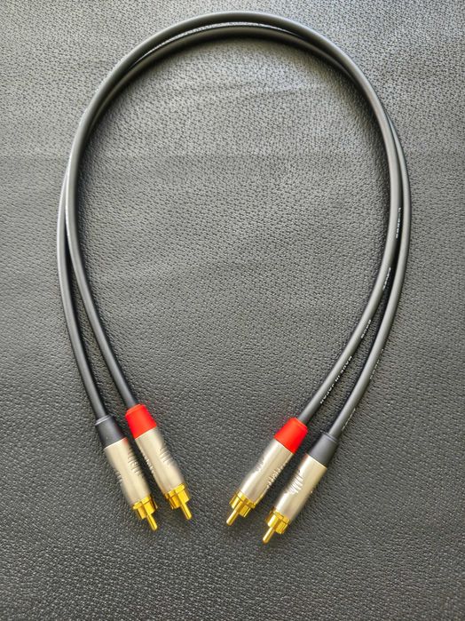 Cabluri Interconect RCA Canare Star Quad REAN Gold (1m, Pereche)