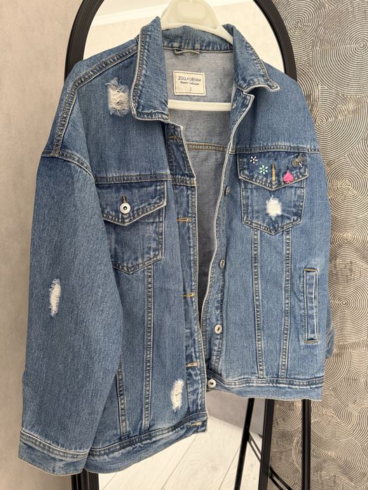 Продам джинсовую плотную куртку