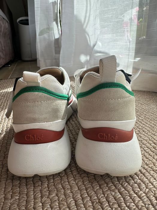 оригинални Chloé Sonnie Low Top ‘Jungle Green’