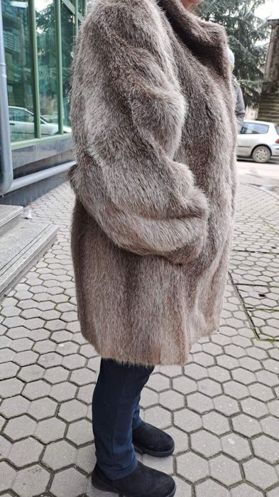 Палто от естествен косъм