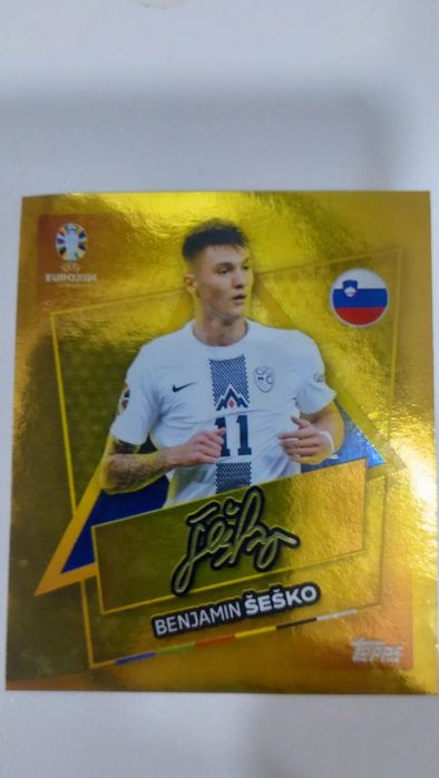 Карти с автограф Topps uefa euro 2024