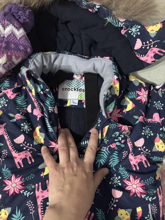 Зимни комбез для девочек от 2 до 4 лет 98 см