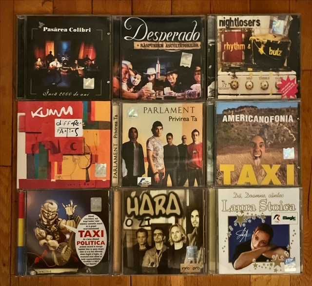 CD rock RO: Partizan, Vama Veche, Desperado, Kumm, Taxi, Hara, 4xmetal