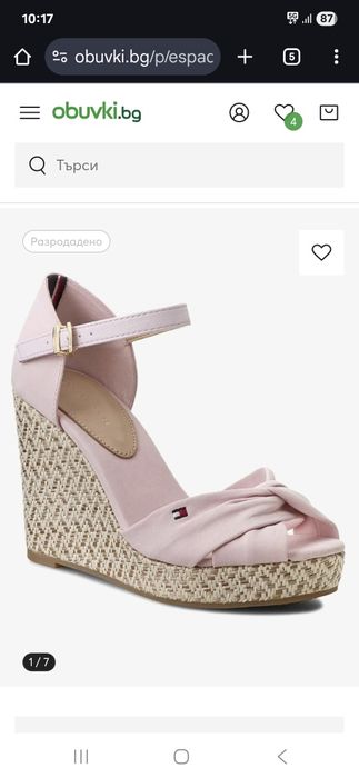 Обувки tommy hilfiger 38 размер 24 см