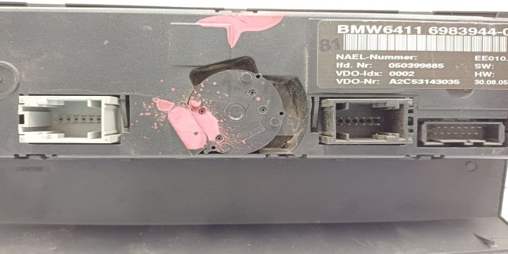 Panou climatronic  64116983944 BMW Seria 3 E90/E91/E92/E93