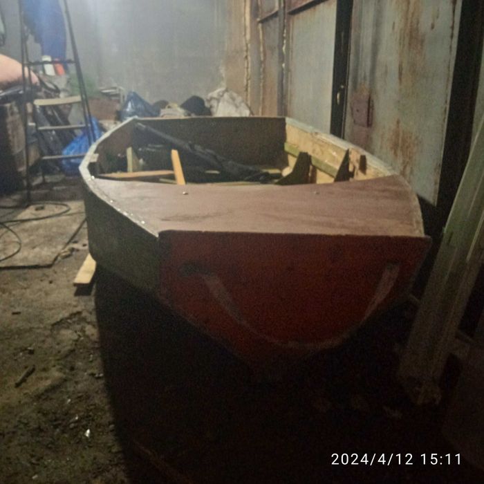 Каркасная самодельная лодка