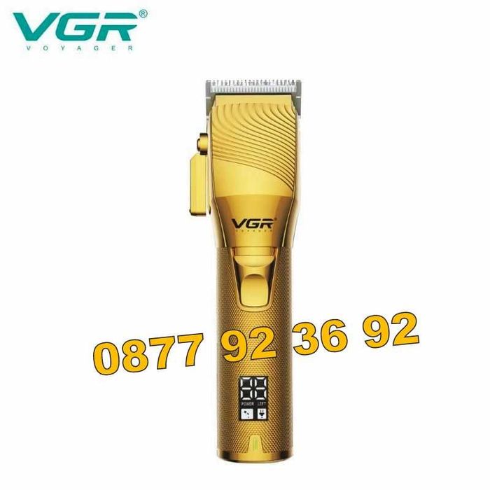 + ДИСПЛЕЙ БЕЗЖИЧНА машинка за подстригване, тример, модел: V-280, VGR