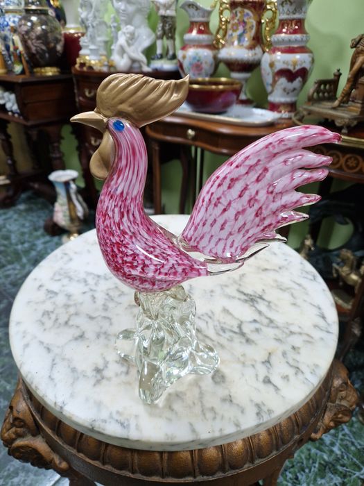 Прекрасна антикварна италианска фигура статуетка Murano