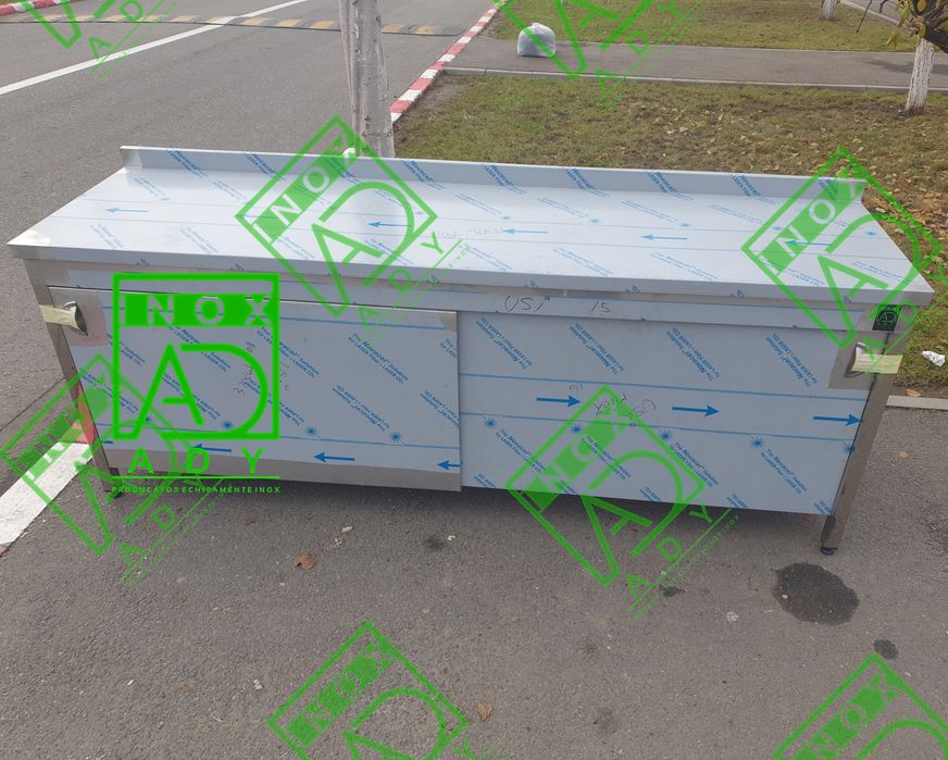 Dulap si masa din inox