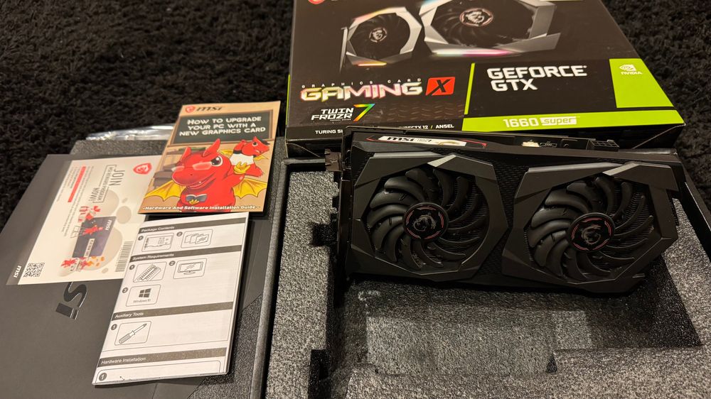 Видеокарта MSI GeForce GTX 1660 GAMING X 6G