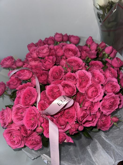 Свежий букет розы