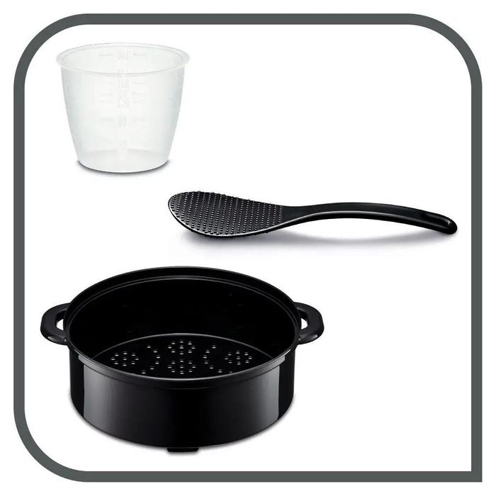 Оризовар Tefal RK103811, 600W, Капацитет 5 л, Функция за загряване, Готвене на пара