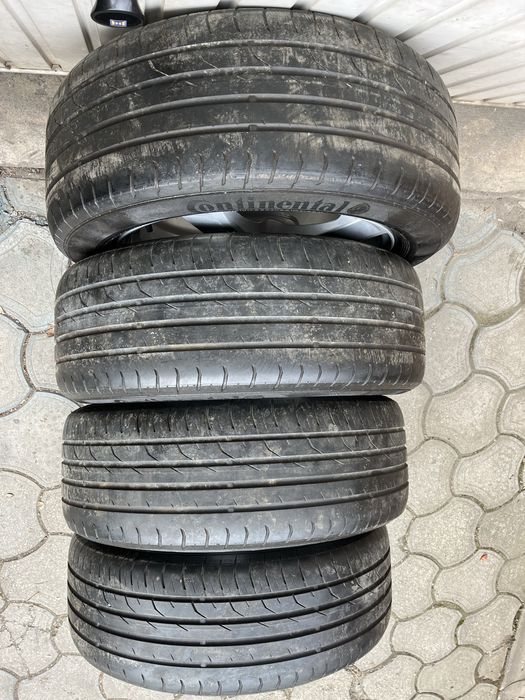 Jante aliaj 5x112mm, anvelope 225/55 R17, VW Audi Seat Skoda Mercedes
