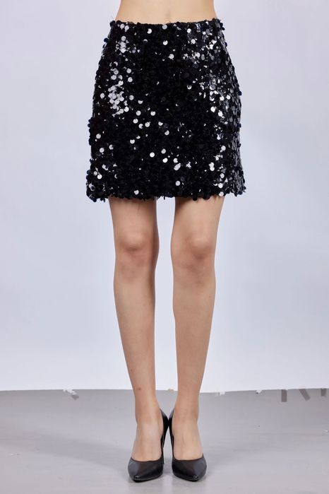 Юбка с пайетками