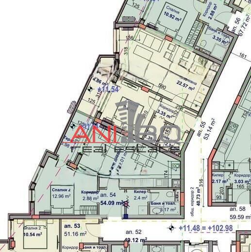 2-стаен в Варна-Възраждане 1 площ 62 цена 84200