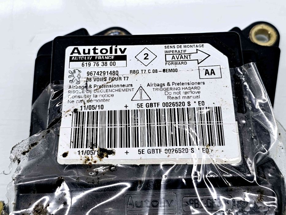 Calculator airbag Peugeot 308 [Fabr 2007-2013] 9674291480 1.6 Benz EP6