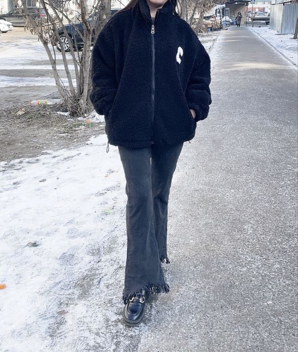 Джинсовые брюки клещ