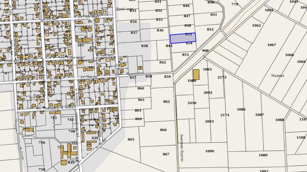 Продава се Парцел в Бургас, Братя Миладинови - 3100 кв.м за 30 €/кв.м - Снимка #5