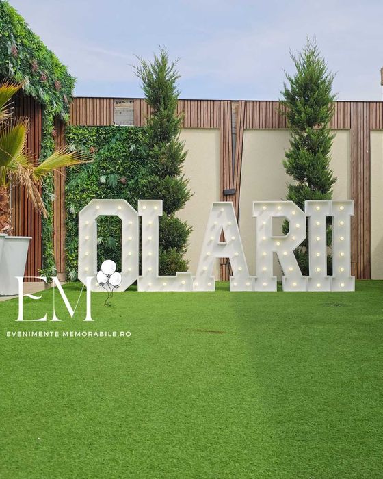 Cifre si Litere luminoase VOLUMETRICE (LED) Majorat / Zile de Nastere