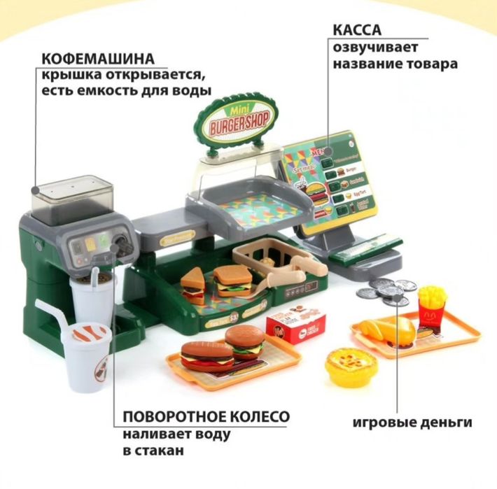 Бургерная новая в коробке
